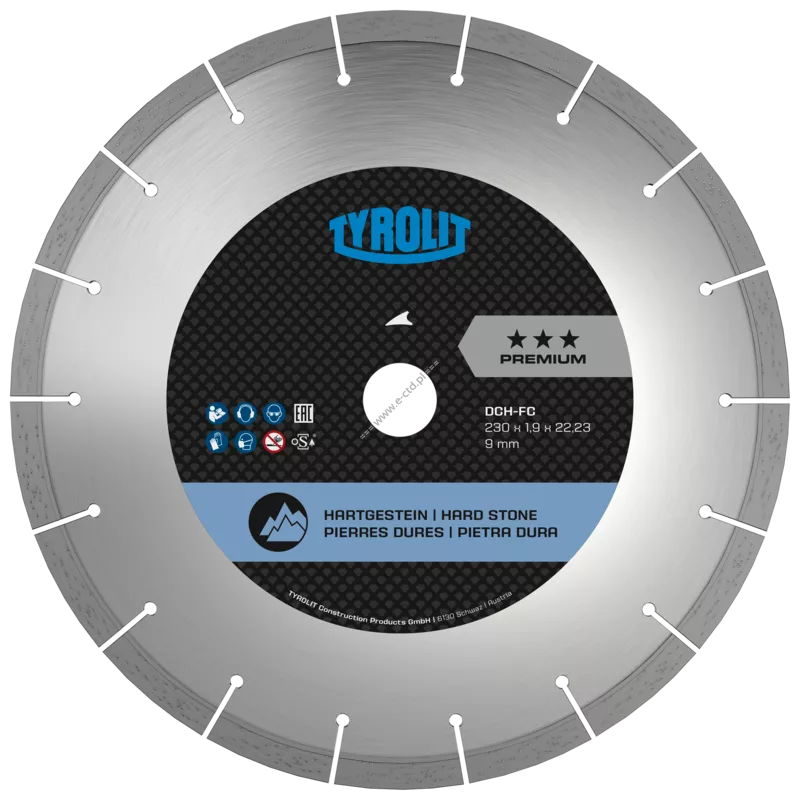 TYROLIT C3W DCH-FC PREMIUM 230mm granit twardy kamień
