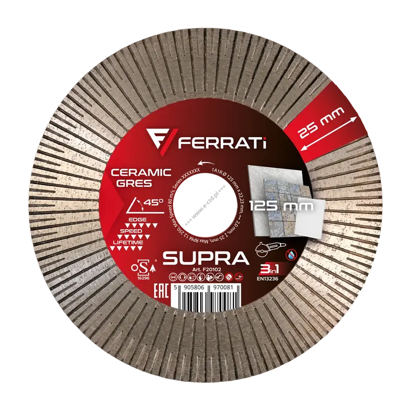 FERRATI F20102 1A1R SUPRA 125mm PC RD