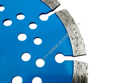 Uniwersalna tarcza diamentowa do betonu cegły bloczków budowlanych 125mm - 3