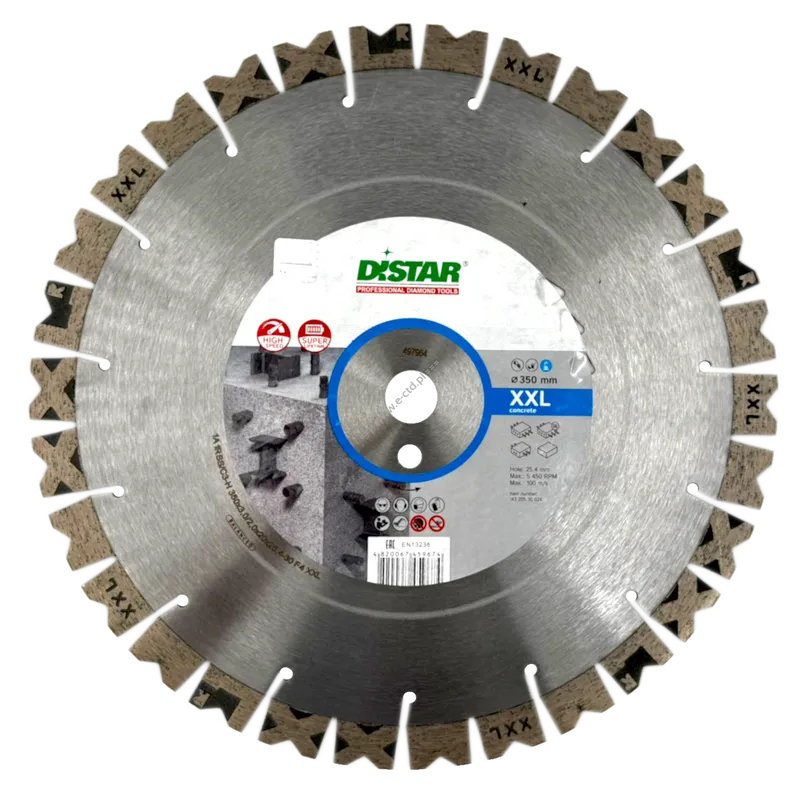 DISTAR 1A1RSS/C3-H XXL CBK20 tarcza do betonu lekko zbrojonego 350mm