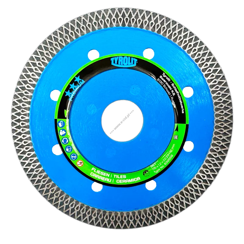 TYROLIT 1A1R DCT PREMIUM ceramica 115mm