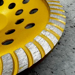 Tarcza garnkowa TURBO do betonu, cegły, tynków, posadzek 230mm - 4