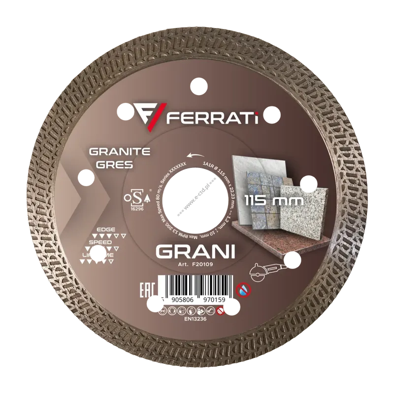 FERRATI F20109 1A1R GRANI 115mm UN