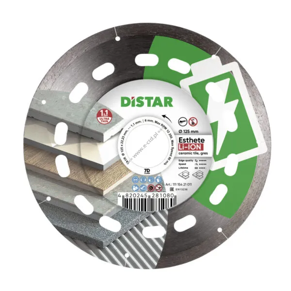 DI-STAR 1A1R ESTHETE Li-Ion 125mm PG