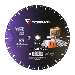 FERRATI F20194 SEMPRE 350mm tarcza ALL-in-ONE uniwersalna