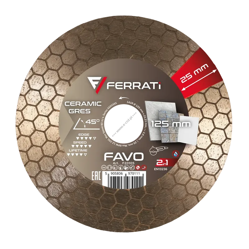 FERRATI F20105 1A1R FAVO 125mm AC