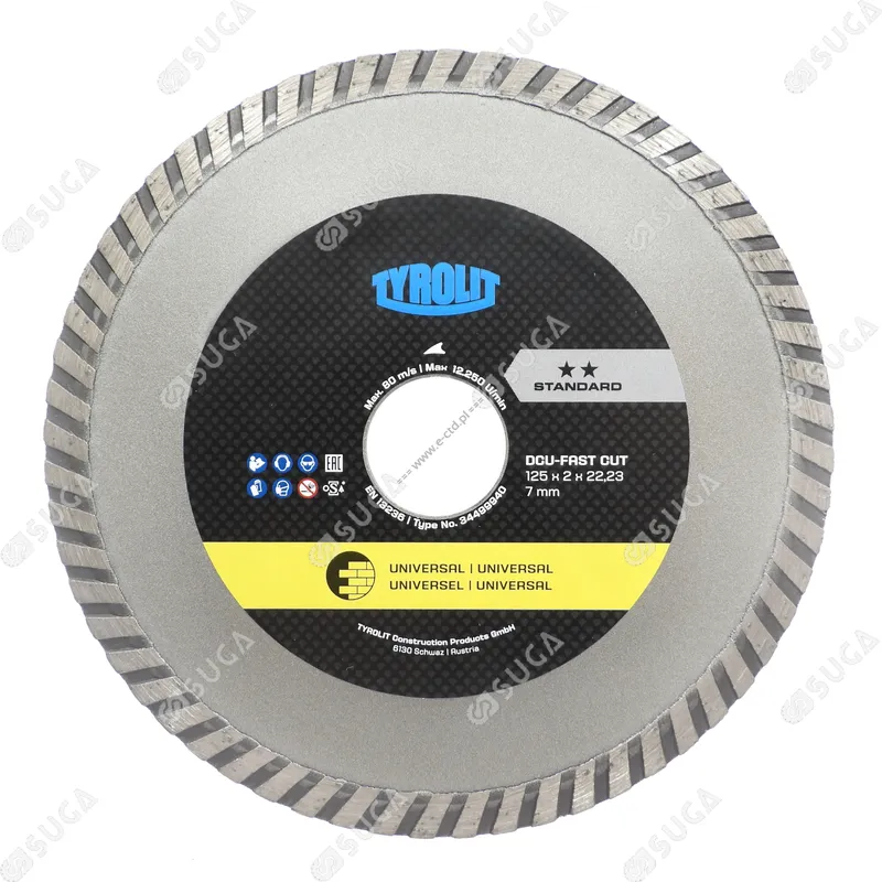 TYROLIT C3R DCU-FAST CUT universal STANDARD 125mm