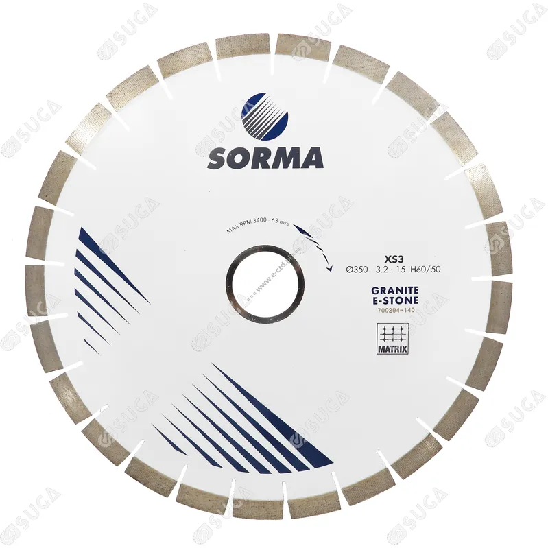 SORMA XS3-S 25N GRANITO-FAST CUT SILENT 350mm