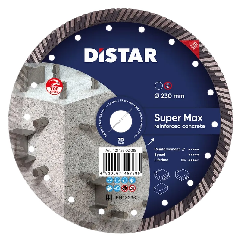 DISTAR 1A1R TURBO SUPER MAX reinforced concrete 7D 232mm