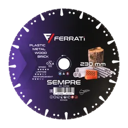 FERRATI F20193 SEMPRE 230mm tarcza ALL-in-ONE uniwersalna