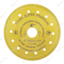 SPIEK SUPER PREMIUM 125mm do cięcia materiałów bardzo twardych