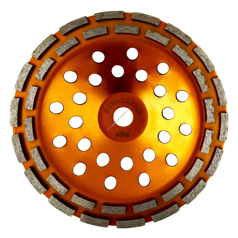 Tarcza garnkowa do betonu, tynków, cegły 2R PREMIUM 230mm