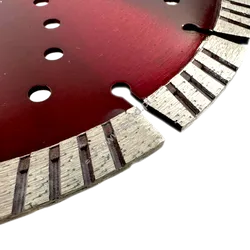 Tarcza diamentowa do betonu, kostki, bloczków 230mm H12 segment turbo - 2