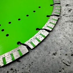 Tarcza diamentowa pogrubiona do betonu, kostki, bloczków 350mm H15 wysoki segment - 2