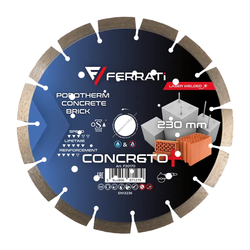 FERRATI F20170 1A1RSS CONCRETO+ 230mm UN